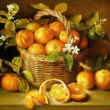 Схема вышивки «апельсины»