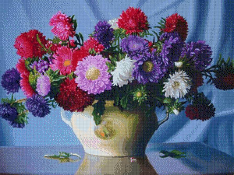 Астры - цветы - предпросмотр