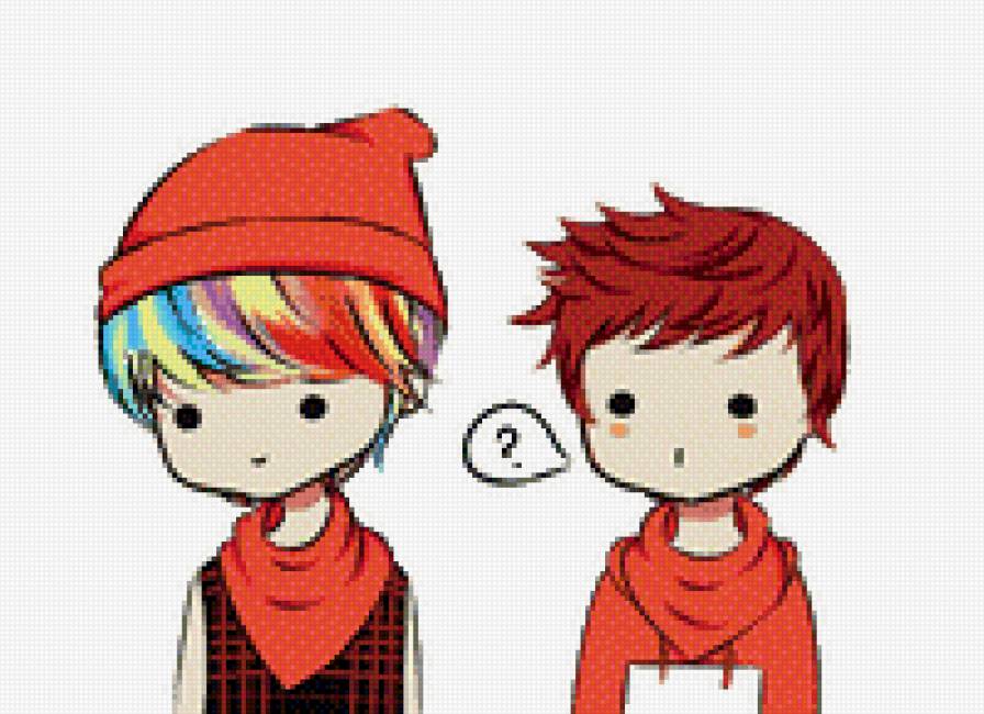 Sehun & Luhan - exo, sehun, art, luhan - предпросмотр