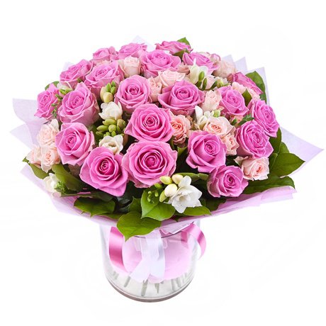 №741417 - букетик, розы, цветы - оригинал
