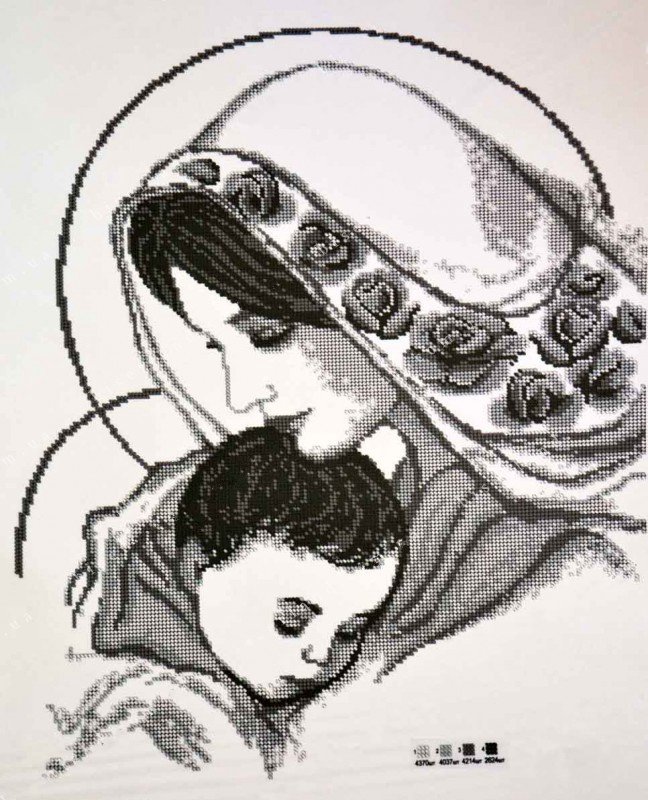 мадонна с младенцем - любовь, нежность, мама, малыш - оригинал