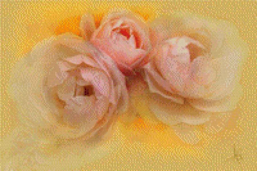 три розы - предпросмотр