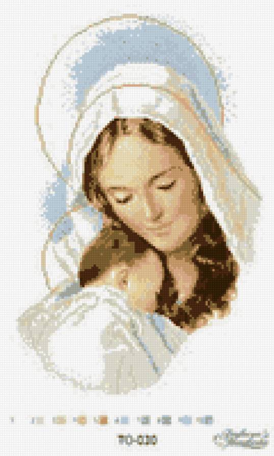 мадонна с младенцем - малыш, нежность, мама, любовь - предпросмотр