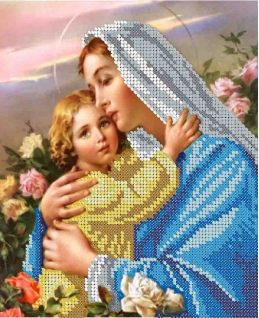 БМ Мария и дитя - икона - оригинал