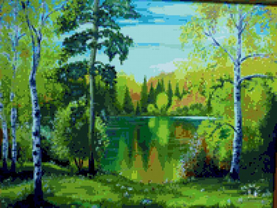 Природа - березы, пейзаж, природа - предпросмотр