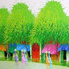 Схема вышивки «Художник Ван Ту Транг»