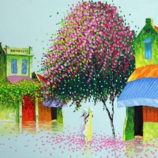 Схема вышивки «Художник Ван Ту Транг»