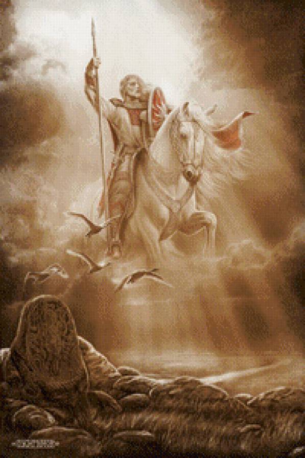 картины игоря ожиганова - конь, фэнтези - предпросмотр