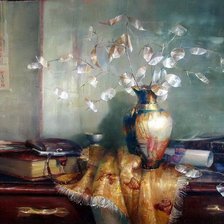 Схема вышивки «перланты в китайской вазе»