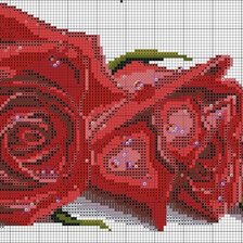 Схема вышивки «Розы»