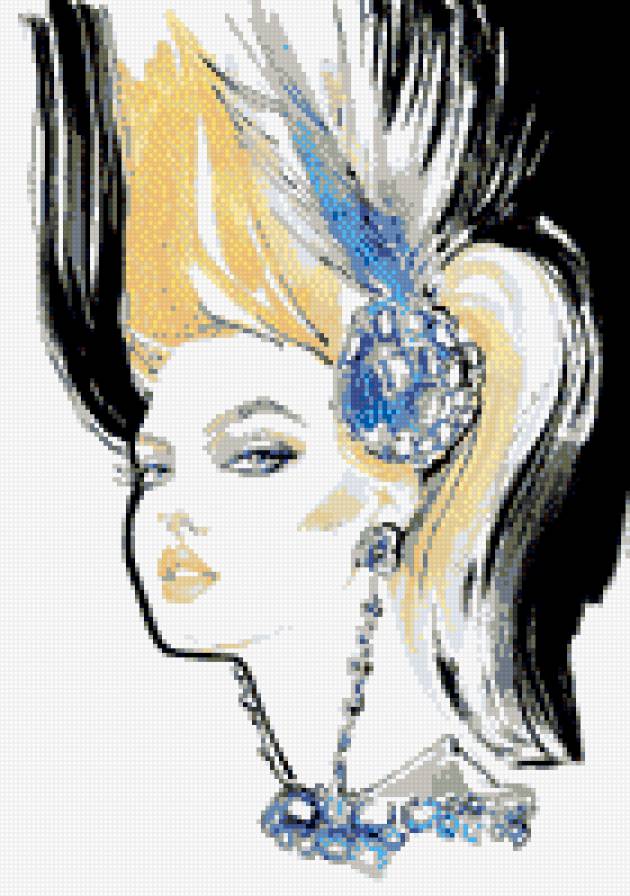 женский образ - рок, гламур, девушка, портрет, женщина - предпросмотр