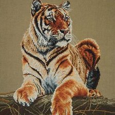 Оригинал схемы вышивки «Тигр» (№742439)