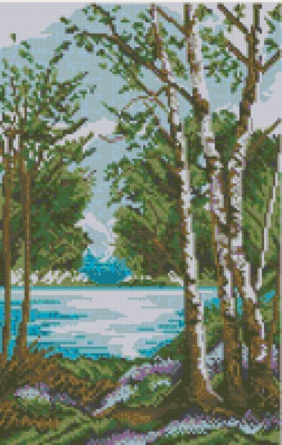 Природа - березы, пейзаж, природа - предпросмотр