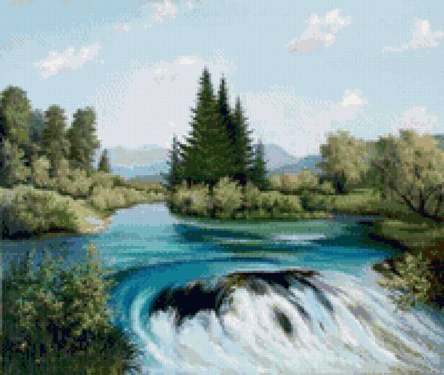 Природа - река, пейзаж, природа - предпросмотр