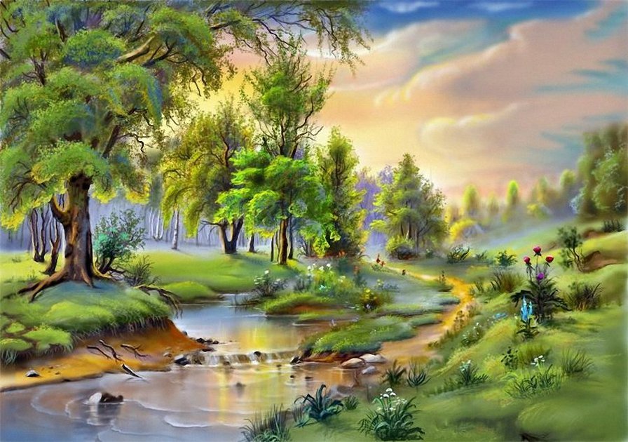 Природа - пейзаж, природа - оригинал