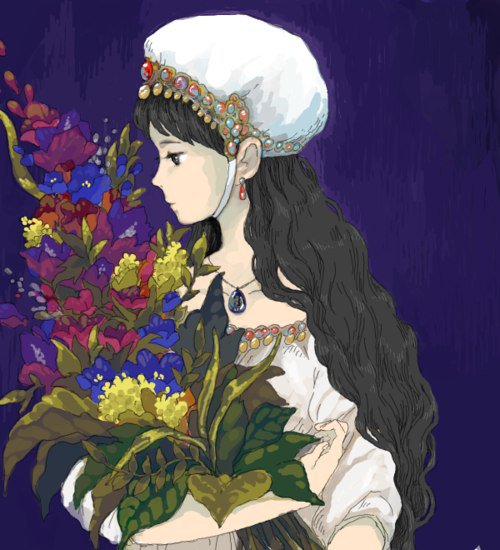 Люсита Тоэль Ур Лапута - фанарт, миядзаки - оригинал