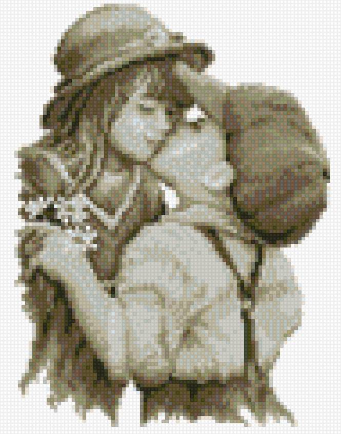 Пара - люди, монохром, пара - предпросмотр