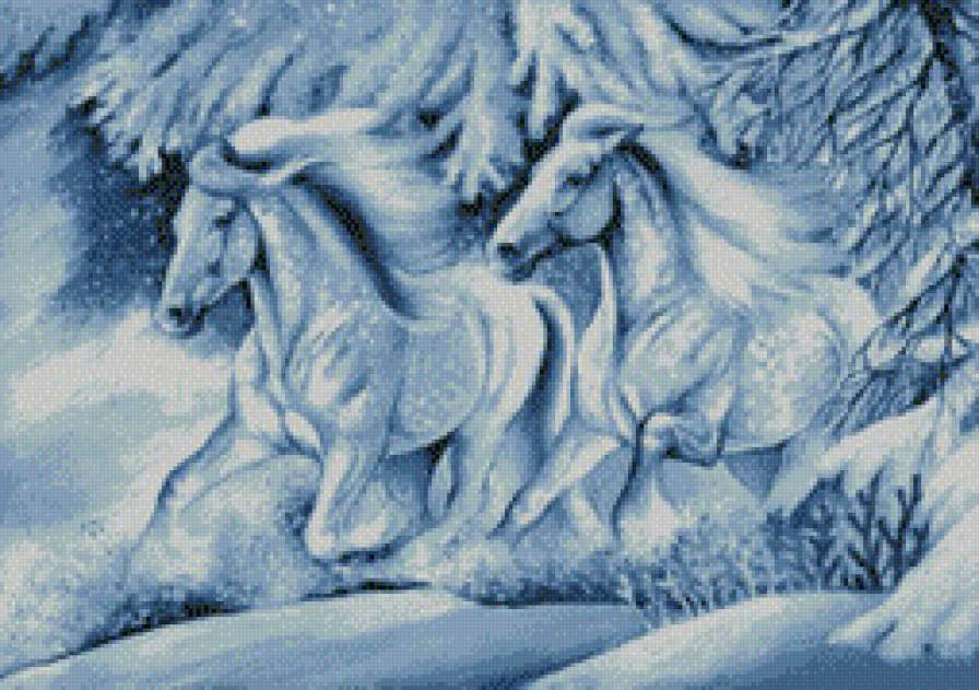 Лошади - кони, животные, лошади - предпросмотр