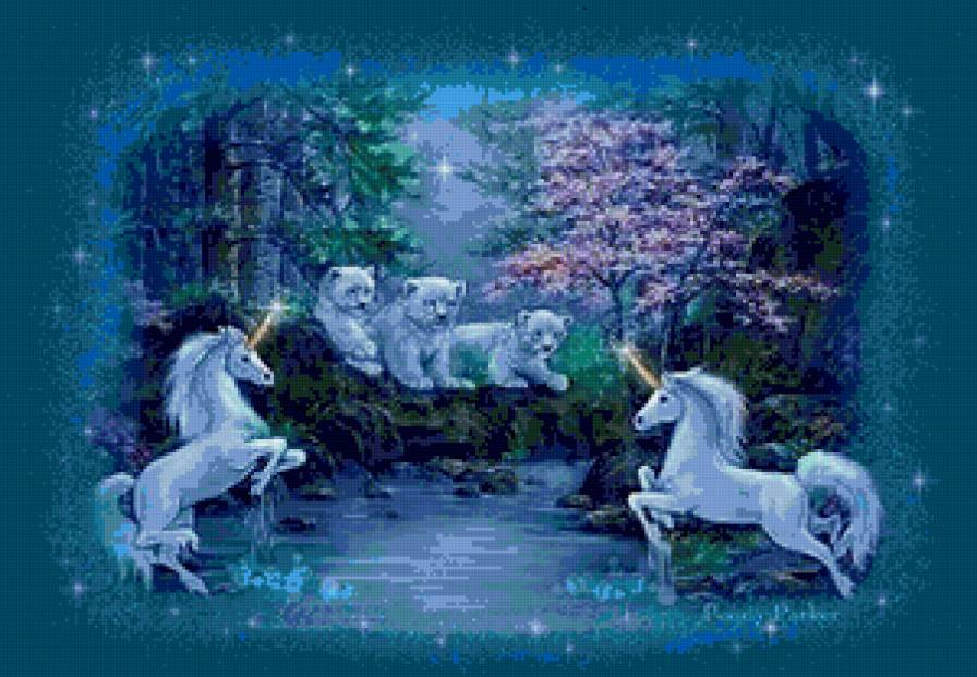 Животные - природа, животные, лошади, мишки - предпросмотр