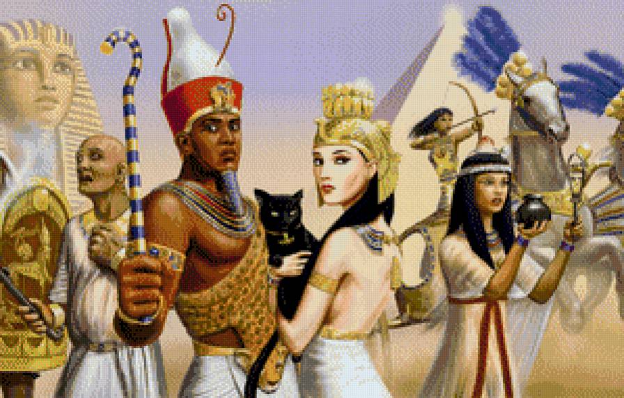 египет - люди, египет, животные - предпросмотр