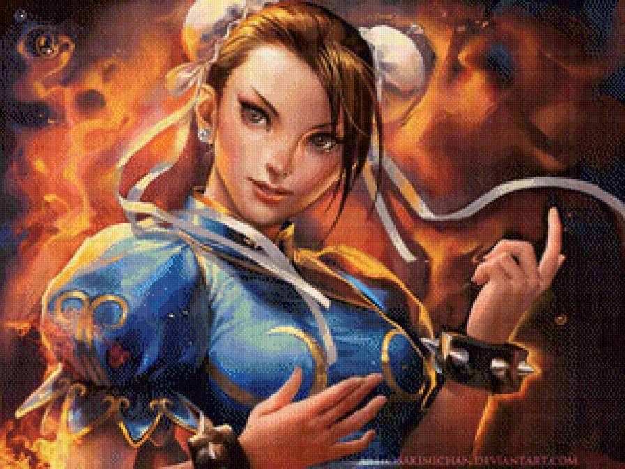 фэнтези - арт, девушка, фэнтези, китаянка, брюнетка - предпросмотр