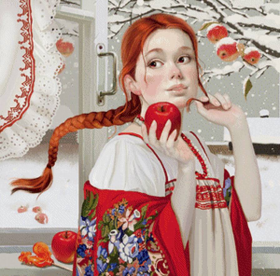 фэнтези - русская красавица, фэнтези - предпросмотр