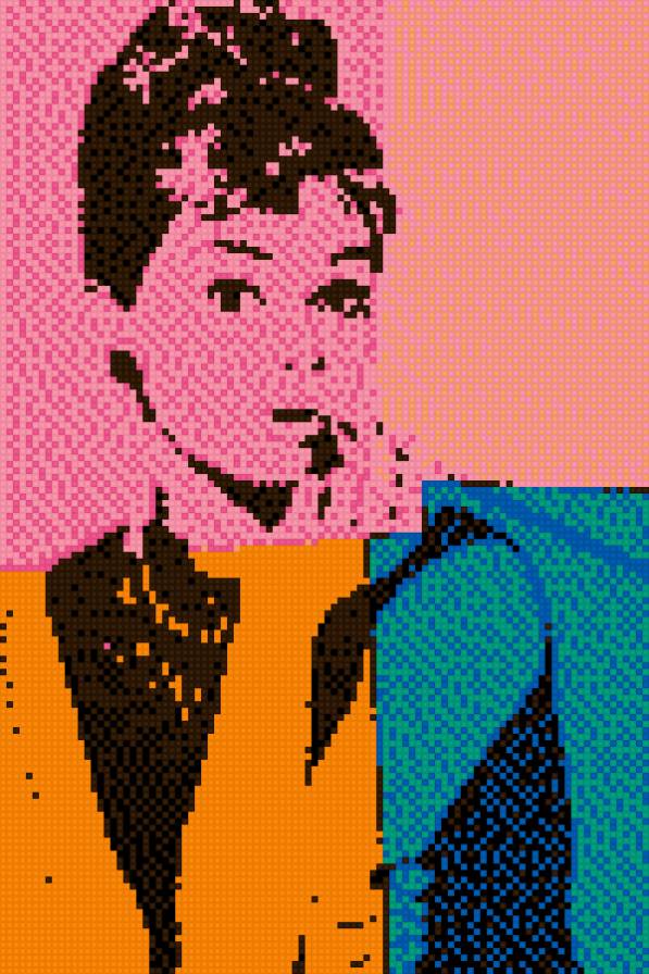 "Девушка с сигарой. Поп-арт - девушка, сигара, поп-арт, дама, женщина - предпросмотр