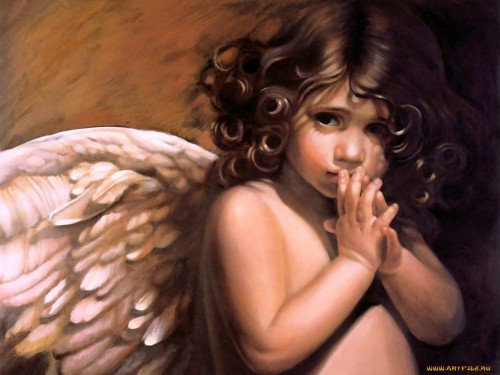 ангелок - ребенок, ангел - оригинал