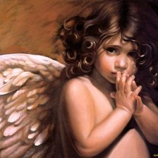 Схема вышивки «ангелок»