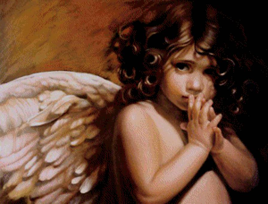 ангелок (вариант2) - ребенок, ангел - предпросмотр