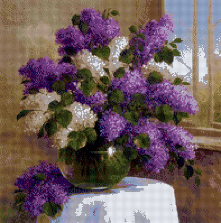 букет сирени - цветы - предпросмотр