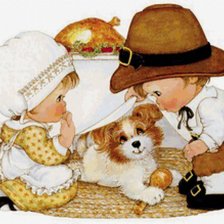 дети с собачкой