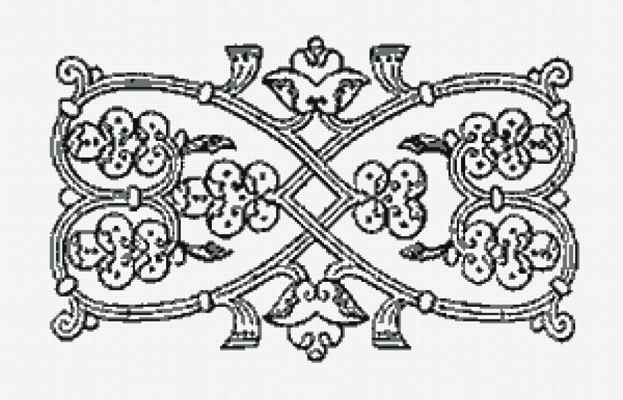 орнамент - русское. монохром, орнамент - предпросмотр