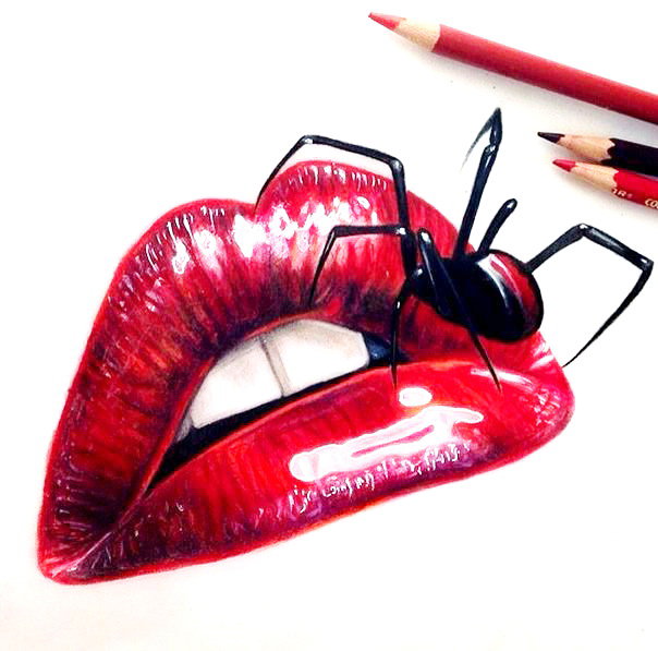 губы 3D - оригинал