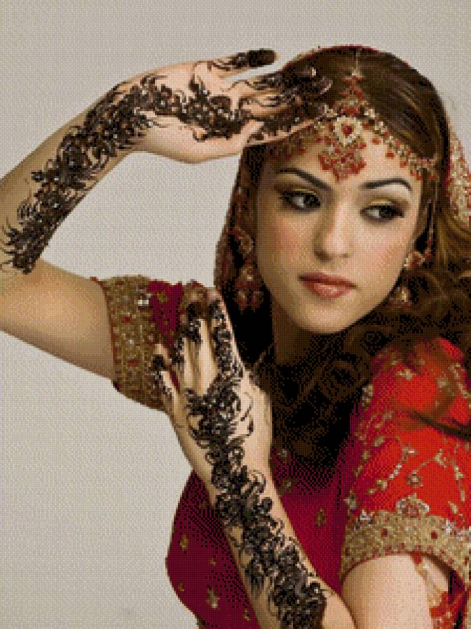 Индийская девушка - индийская девушка, индия, люди,  - предпросмотр