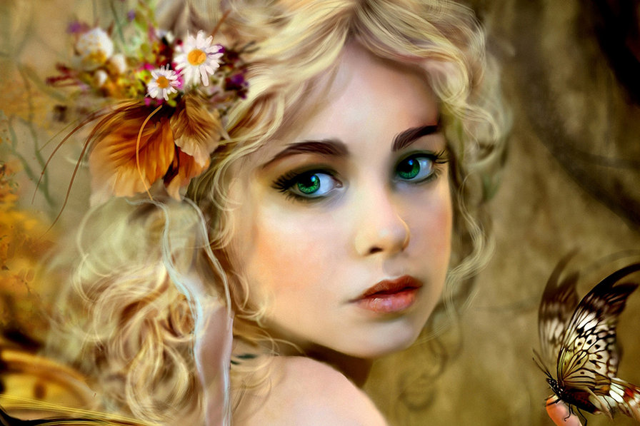 Девушка - портрет, девушка - оригинал