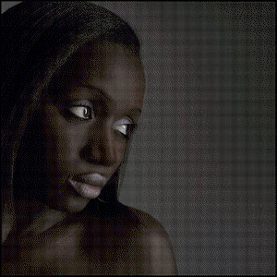 негритянка - портрет, лицо, африка, негритянка - предпросмотр