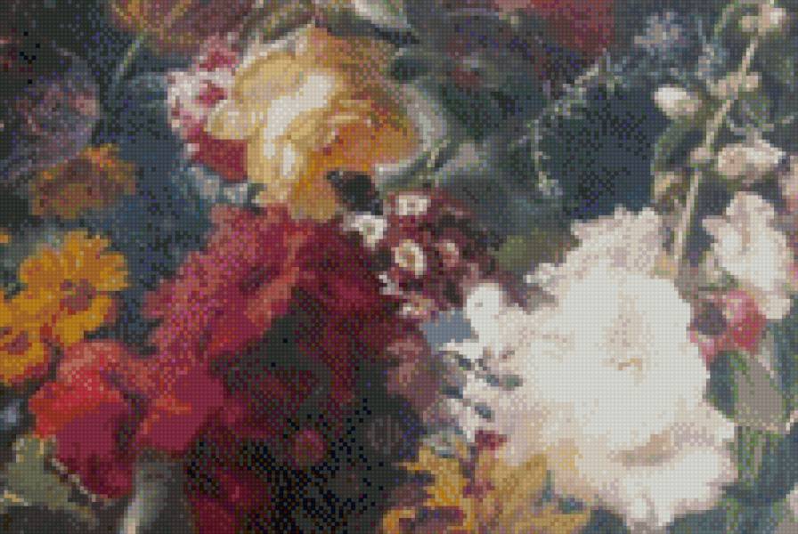 Цветы фрагмент - предпросмотр