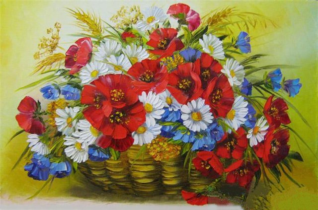 Маки - цветы, ромашки, маки - оригинал