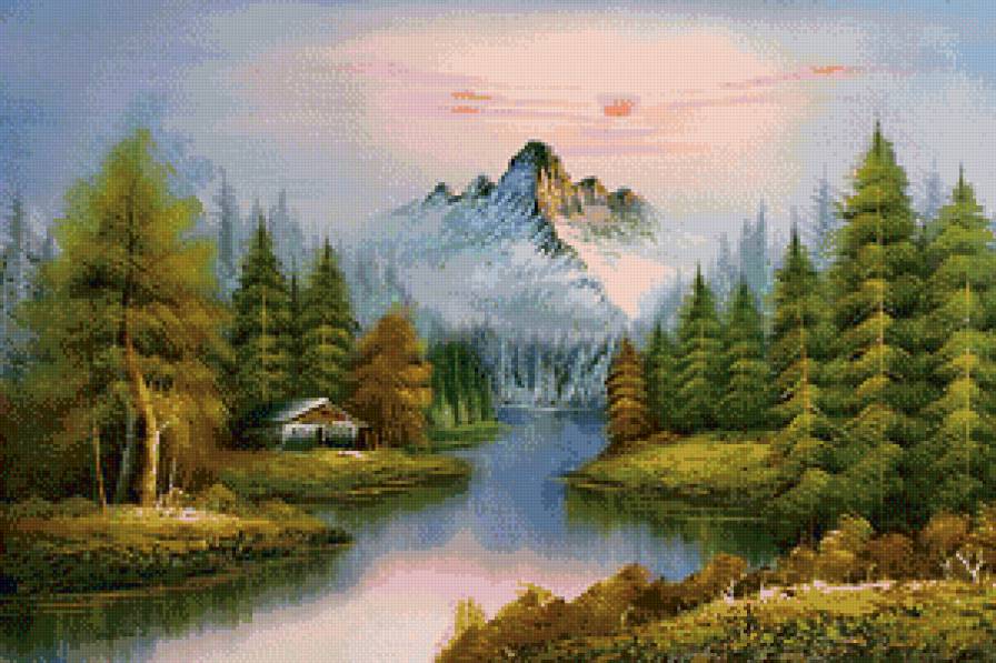 горный пейзаж - пейзаж, природа - предпросмотр