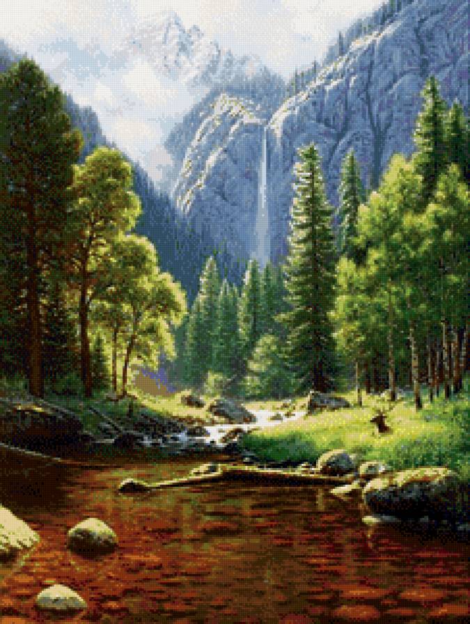 горный пейзаж - природа, пейзаж - предпросмотр