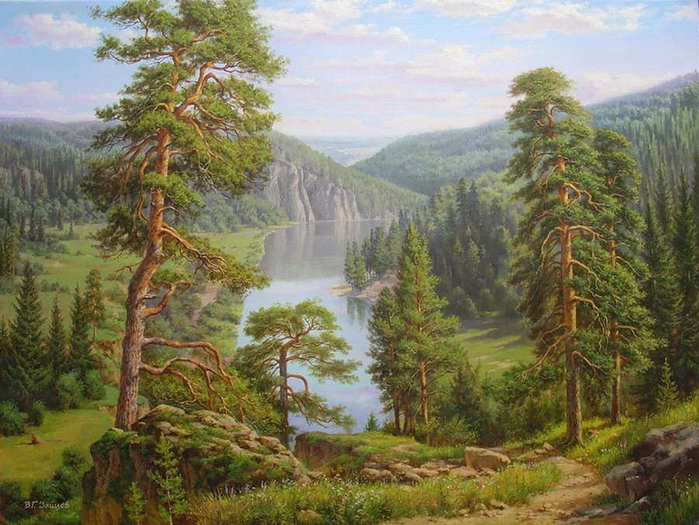 горный пейзаж - природа, пейзаж - оригинал