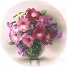 Схема вышивки «петунья»