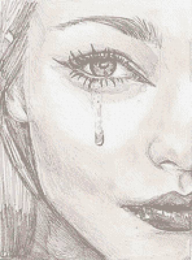 слеза - глаза, девушка - предпросмотр