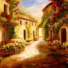 Схема вышивки «Двір 60 кольорів»