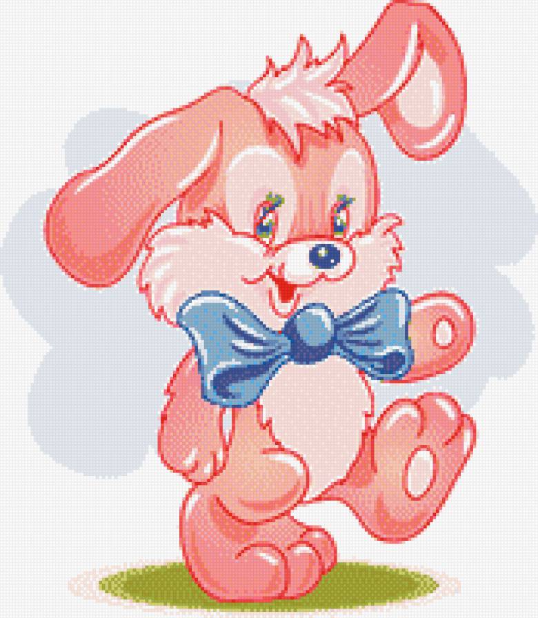 зайка - кролик, детское, детская, детям, зайчик, животные - предпросмотр