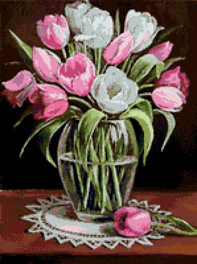 Букет тюльпанов - предпросмотр