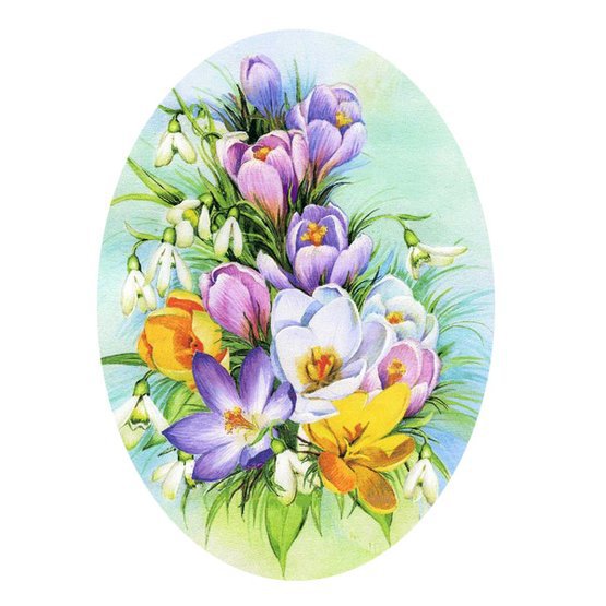 Крокусы - оригинал