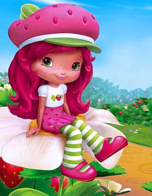 девочка-клубничка - детям, детская, мультяшки, мультик, девочкам - оригинал