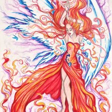 Схема вышивки «Огонёк»